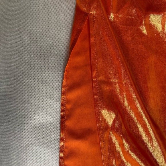 Anthropologie Shine Maxi Dress in Tangerine NWT - Picture 4 of 6